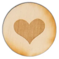 Scrapbooking - Badzik, serce - miniaturka - grafika 1
