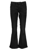 Spodenki damskie - Pepe Jeans Dżinsy - Flared fit - w kolorze czarnym - miniaturka - grafika 1