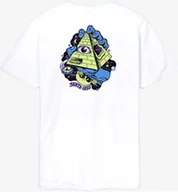 Koszulki męskie - t-shirt SANTA CRUZ KNIBBS INVASION HAND STRIP WHITE - miniaturka - grafika 1