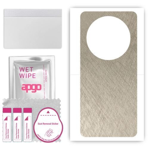 folia naklejka skórka strukturalna na TYŁ do Honor Magic6 Lite 5G - Tytan Srebrny - apgo SKINS