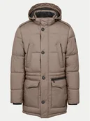 Kurtki męskie - Bugatti Kurtka zimowa 670613 61044 Beżowy Regular Fit - miniaturka - grafika 1