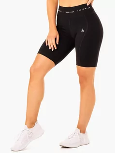 Spodnie sportowe damskie - Ryderwear Damskie spodenki kolarskie z wysokim stanem Reflex Black S - grafika 1