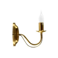 Lampy ścienne - Candellux Świecznikowa LAMPA ścienna Kinkiet klasyczny MUZA 21-69149 Patyna - miniaturka - grafika 1