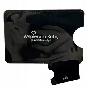 GADŻET REKLAMOWY JakubSikorski - ETUI NA KARTĘ BLOKADA RFID - Dekoracje domu - miniaturka - grafika 1