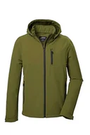 Kurtki męskie - killtec Męska kurtka softshellowa/kurtka outdoorowa z odpinanym kapturem KOW 92 MN SFTSHLL JCKT, mech, S, 41829-000 - miniaturka - grafika 1