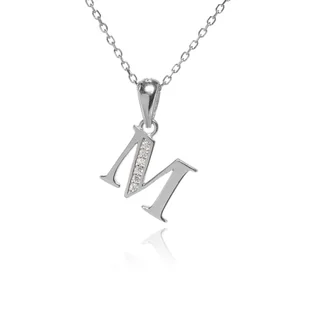 ankabizuteria.pl Zawieszka srebrna LITERKA- do wyboru A,B,D,E,K,M,N,P - Wisiorki - miniaturka - grafika 1