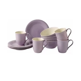 Zestaw śniadaniowy (12 el.) Color Loop Blueblossom Villeroy & Boch - Serwisy do kawy i herbaty - miniaturka - grafika 1