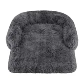 Drapaki dla kotów - Legowisko na sofę Dogguru Alex, shaggy, szare - miniaturka - grafika 1