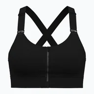 Bielizna sportowa damska - Biustonosz treningowy Under Armour Infinity High Zip 2.0 black/black | WYSYŁKA W 24H | 30 DNI NA ZWROT - miniaturka - grafika 1