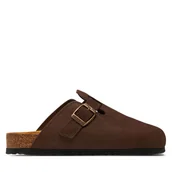 Klapki i japonki męskie - Klapki Dr. Brinkmann 600355-2 Brązowy - miniaturka - grafika 1