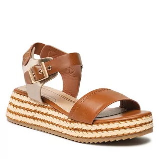 Espadryle damskie - Espadryle WRANGLER - Kim WL21630A  Cuoio 068 - grafika 1