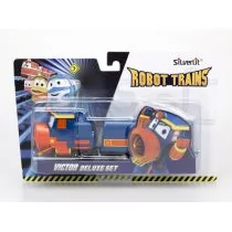 Robot Trains Zestaw Z Wagonikami Deluxe Victor - Figurki dla dzieci - miniaturka - grafika 1