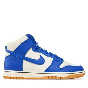 Sneakersy Nike Dunk Hi Retro Se FV6612 001 Niebieski - Sneakersy męskie - miniaturka - grafika 1
