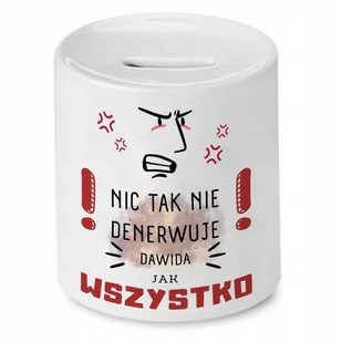 Skarbonka dla Dawida na Urodziny Idealny Prezent z Nadrukiem ze Zdjęciem - Skarbonki - miniaturka - grafika 1