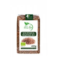 Ziarna i nasiona roślin strączkowych - BioLife Soczewica brązowa Bio 400 g - miniaturka - grafika 1