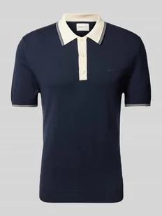 Koszulka polo o kroju slim fit z wyhaftowanym logo - Koszulki męskie - miniaturka - grafika 1