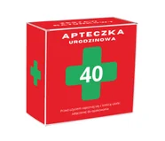 Pudełko Prezentowe na 40 Urodziny dla Kobiety Faceta APTECZKA