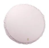 Maty piankowe - MeowBaby, Mata/Dywanik, Różowe koło z falbanką - miniaturka - grafika 1