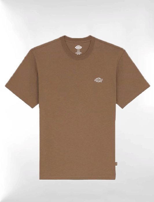 t-shirt uomo dickies summerdale ss - dk0a4ya i0bd1 brown duck