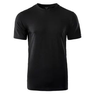 Męska Koszulka z krótkim rękawem HI-TEC PURO 55878-BLACK – Czarny - Koszulki męskie - miniaturka - grafika 1