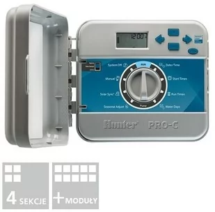 Sterownik modularny Pro-C 4-16 sekcji Hunter - Inne akcesoria do nawadniania - miniaturka - grafika 1