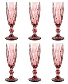 Kieliszki - Komplet 6 kieliszków Elise Pink 180 ml - miniaturka - grafika 1