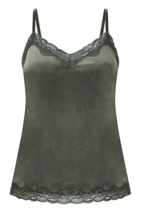 Hunkemöller Top z aksamitnej koronki Zielony - Biustonosze - miniaturka - grafika 1