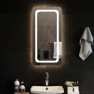 Lustra - vidaXL Lustro łazienkowe z LED, 40x80 cm - miniaturka - grafika 1