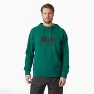 Bluzy męskie - Bluza męska Helly Hansen HH Logo Hoodie 2.0 emerald - miniaturka - grafika 1