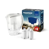 Dzbanki filtrujące - Dzbanek filtrujący Ideal 2,8 l + 3 wkłady B15 Standard biały - miniaturka - grafika 1