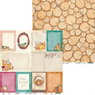 Papier do scrapbookingu, 30x30 cm, The Four Seasons AUTUMN - 05 - Scrapbooking - miniaturka - grafika 1