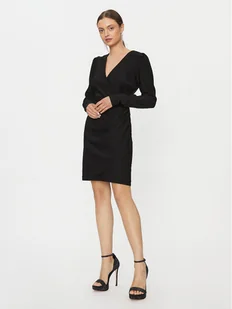 YAS Sukienka codzienna 26031704 Czarny Regular Fit - Sukienki - miniaturka - grafika 1
