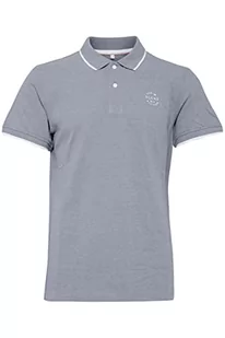 Blend BHBHNATE koszulka polo, męska koszulka polo, 100% bawełna, Denim Blue (74646), L - Koszulki męskie - miniaturka - grafika 1