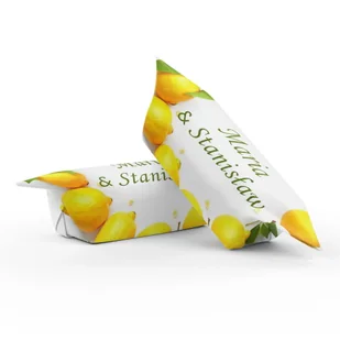 Krówki na ślub z grafiką – lemoniada, róże, rustykalne motywy - Cukierki - miniaturka - grafika 1