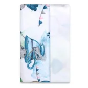 Pieluchy - EGA KIDS Pielucho-ceratka flanelowa Myszka w filiżance 60x50cm, 1 szt. - miniaturka - grafika 1