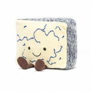 Maskotki i pluszaki - Jellycat MASKOTKA GADŻET Uśmiechnięty ser pleśniowy Blue Cheese - 14 cm A2BLU - miniaturka - grafika 1