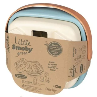 SMOBY Little Green Sorter w Koszyku Bioplastik - Sortery dla dzieci - miniaturka - grafika 1