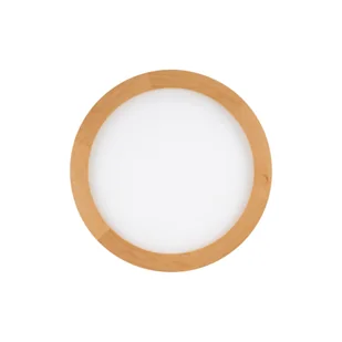 Okrągła, ledowa lampa sufitowa z drewna TK 18004 z serii AQUA WOOD BUK - Lampy sufitowe - miniaturka - grafika 1