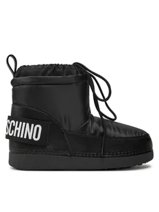 LOVE MOSCHINO Śniegowce JA24972G0LEB0000 Czarny - Śniegowce damskie - miniaturka - grafika 1