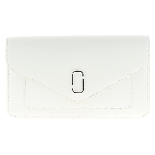 MARC JACOBS The Longshot Chain Wallet, Portfele damskie, Jeden Rozmiar, Kolor biały, Taglia Unica