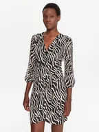 Sukienki - Morgan Sukienka codzienna 252-RUDDY Czarny Regular Fit - miniaturka - grafika 1