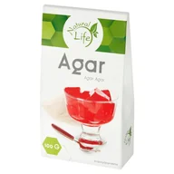 Przyprawy i zioła sypkie - BioLife Agar Agar - Substancja Żelująca 100g - Natural Life ZLFAGAR100G - miniaturka - grafika 1