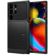 Etui i futerały do telefonów - Spigen Etui Slim Armor do Samsung Galaxy S23 Ultra Czarny - miniaturka - grafika 1
