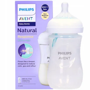 AVENT SCY673/01 BUTELKA NATURAL RESPONSYWNA 260 ML - Butelki dla niemowląt - miniaturka - grafika 1
