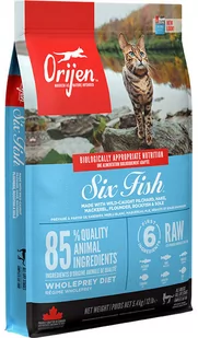 ORIJEN Six Fish cat 5,4kg + niespodzianka dla kota - Sucha karma dla kotów - miniaturka - grafika 2