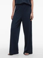 Spodnie damskie - Vila Spodnie w kolorze granatowym - miniaturka - grafika 1