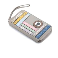 Portfele - Skórzany portfel damski Jane Austen Yoshi Y1258 - szary - miniaturka - grafika 1