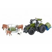 Samochody i pojazdy dla dzieci - Britains Metalic Green Valtra zestaw 43323 Tomy - miniaturka - grafika 1