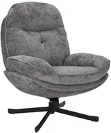 Fotele - Fotel tapicerowany HARPER szary - miniaturka - grafika 1