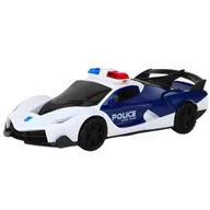Samochody i pojazdy dla dzieci - AUTO SAMOCHÓD JEŻDŻĄCY POLICJA GRAJĄCY Z LAMPĄ MUZYKA DŹWIĘKI ŚWIATŁA 360ST - miniaturka - grafika 1